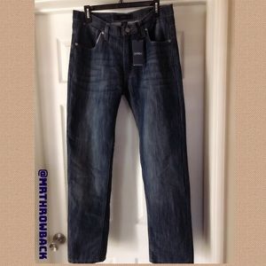 PD&C DENIM JEANS, NWT, STRAIGHT FIT 34x32